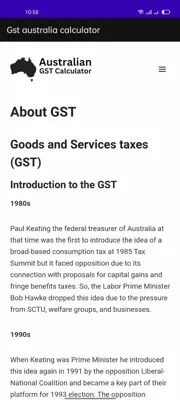 Gst australia calculator android App screenshot 0