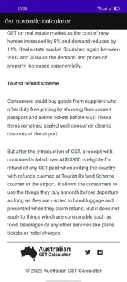 Gst australia calculator android App screenshot 1